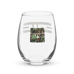 ELITE® Camo Block Wine Glass