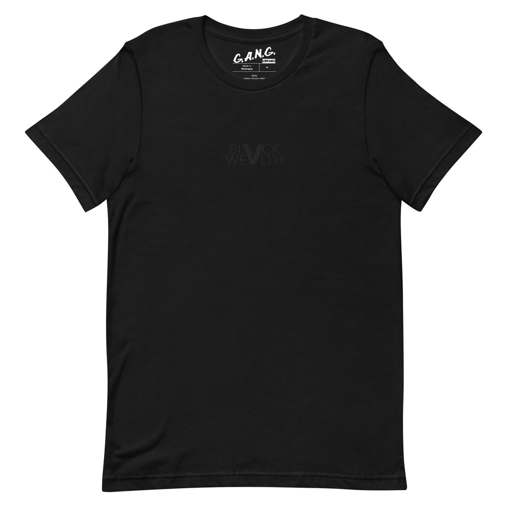 BLVCK WEVLTH Embroidered Tee